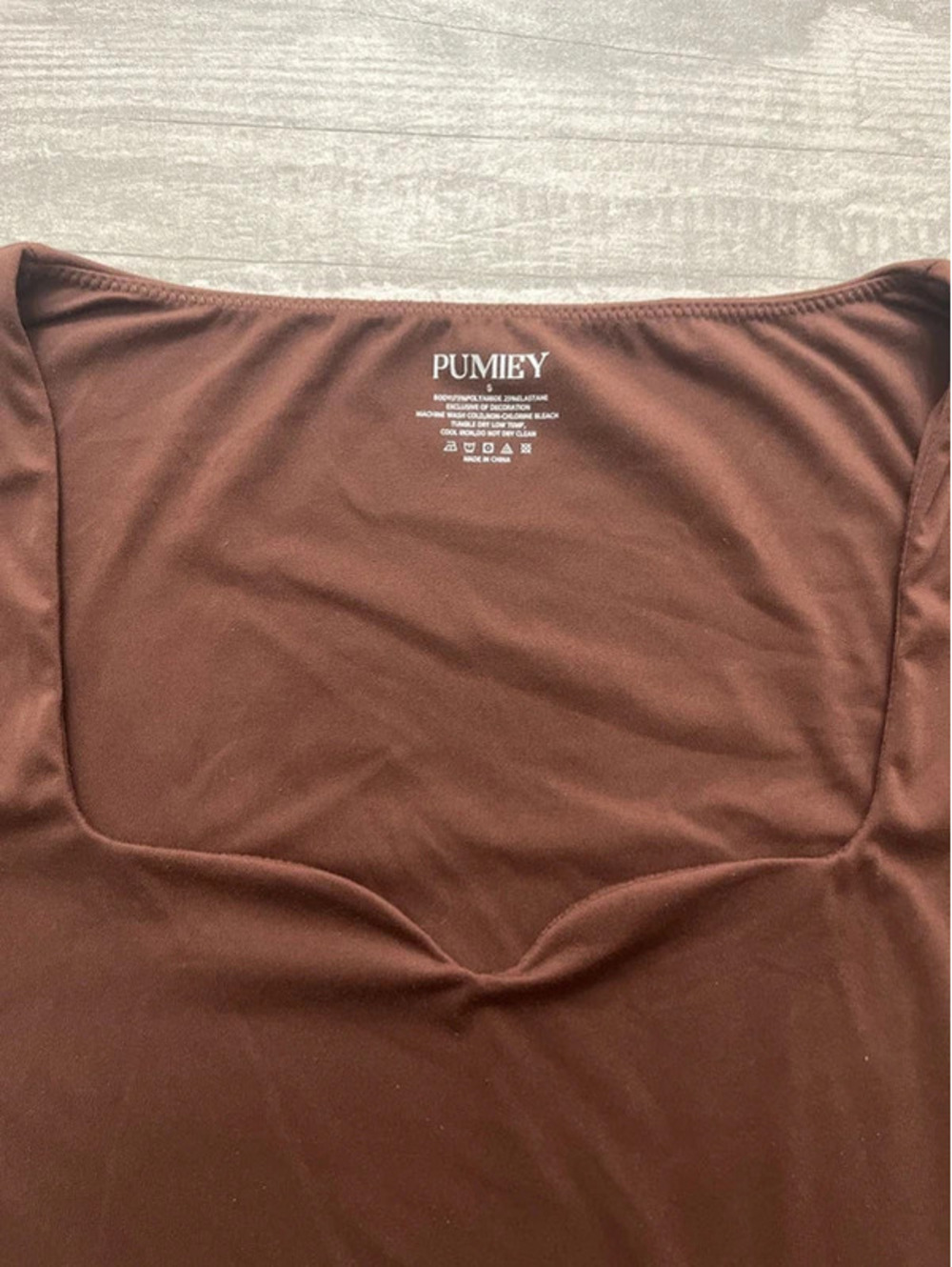 Pumiey Brown Tee - Picture 3 of 5